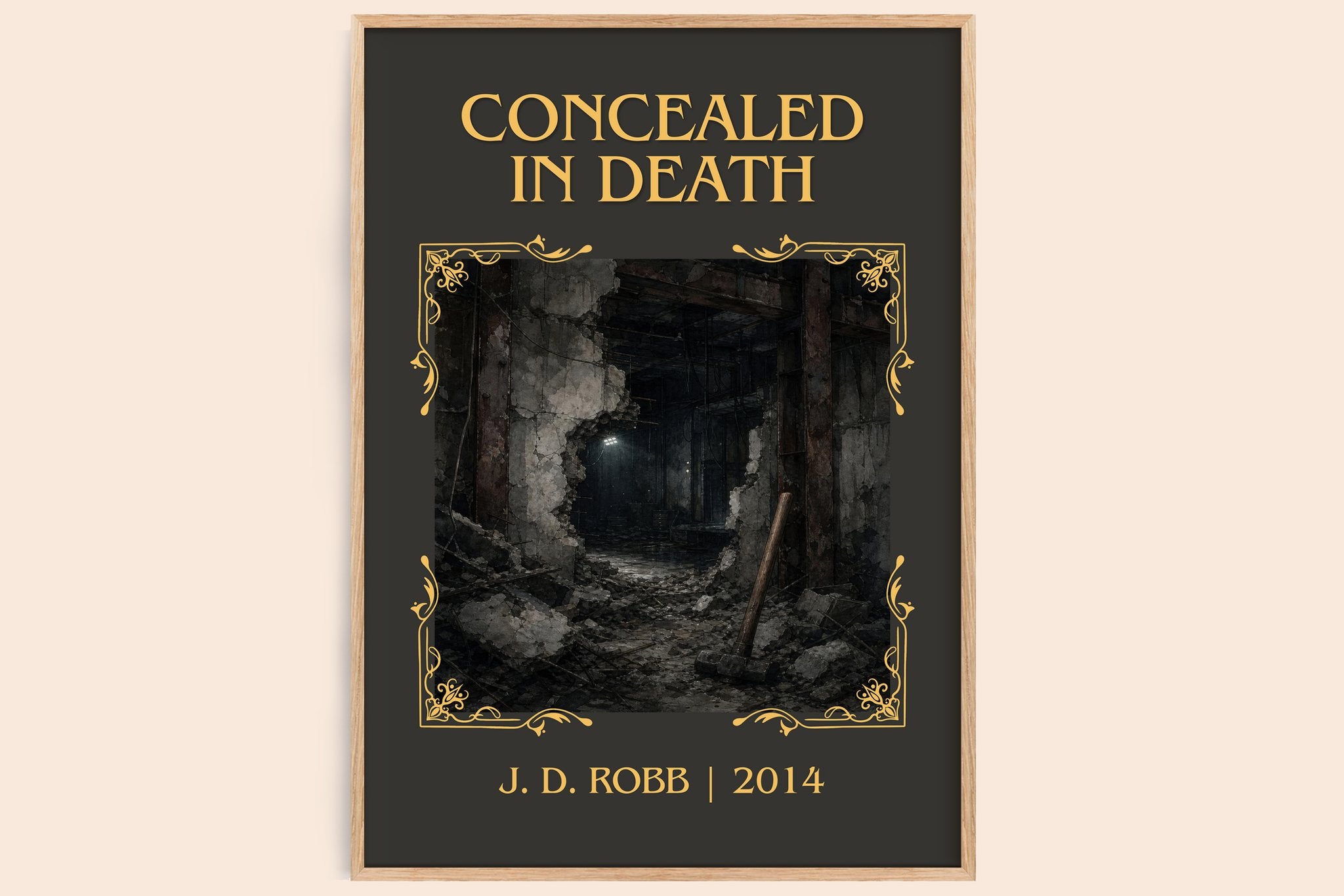 Concealed In Death Classic Book Art Print by J. D. Robb