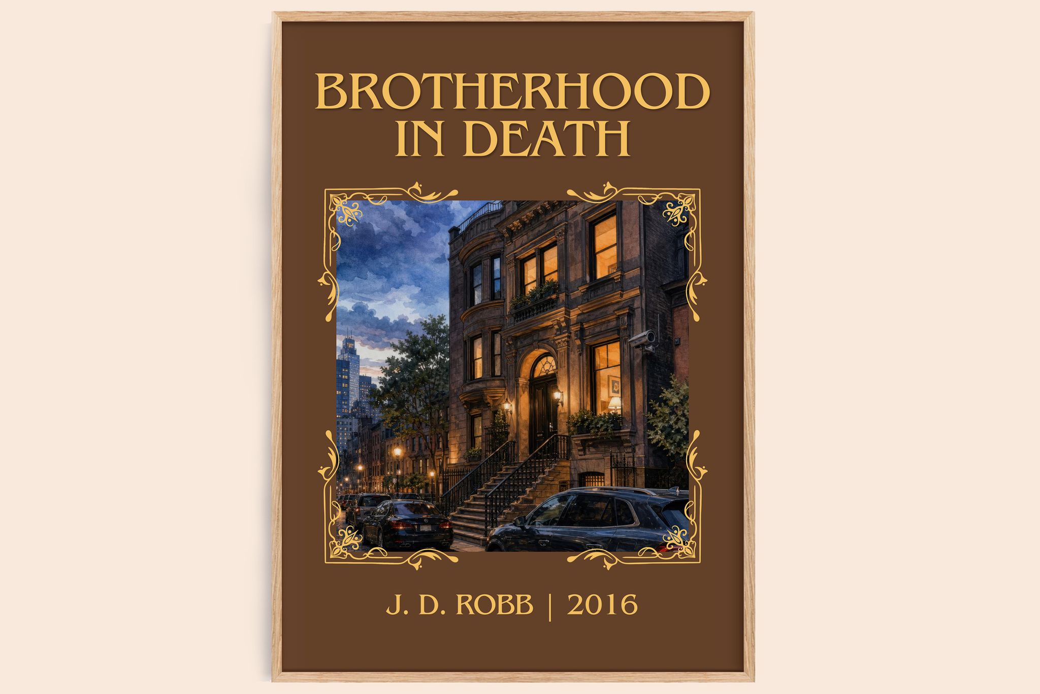 Brotherhood In Death Classic Book Art Print by J. D. Robb