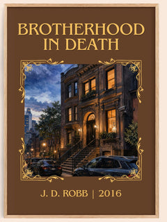 Brotherhood In Death Classic Book Art Print by J. D. Robb – book poster