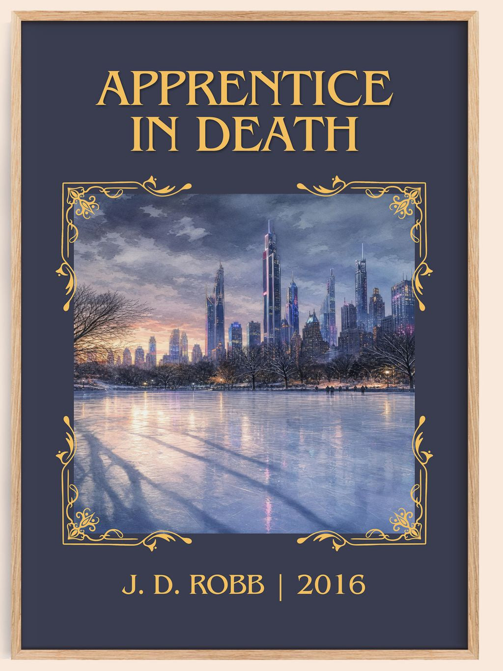 Apprentice In Death Classic Book Art Print by J. D. Robb – book poster