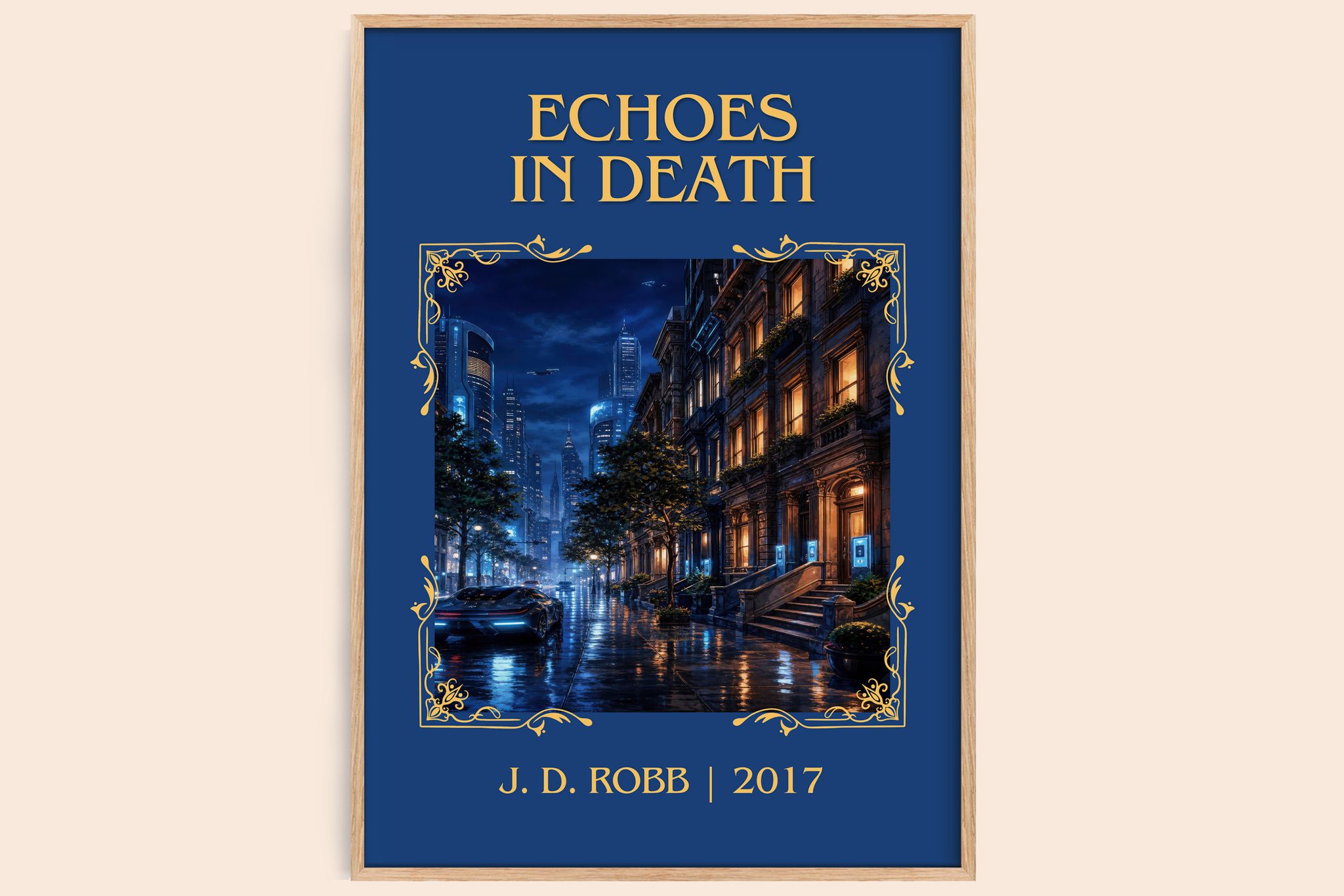 Echoes In Death Classic Book Art Print by J. D. Robb
