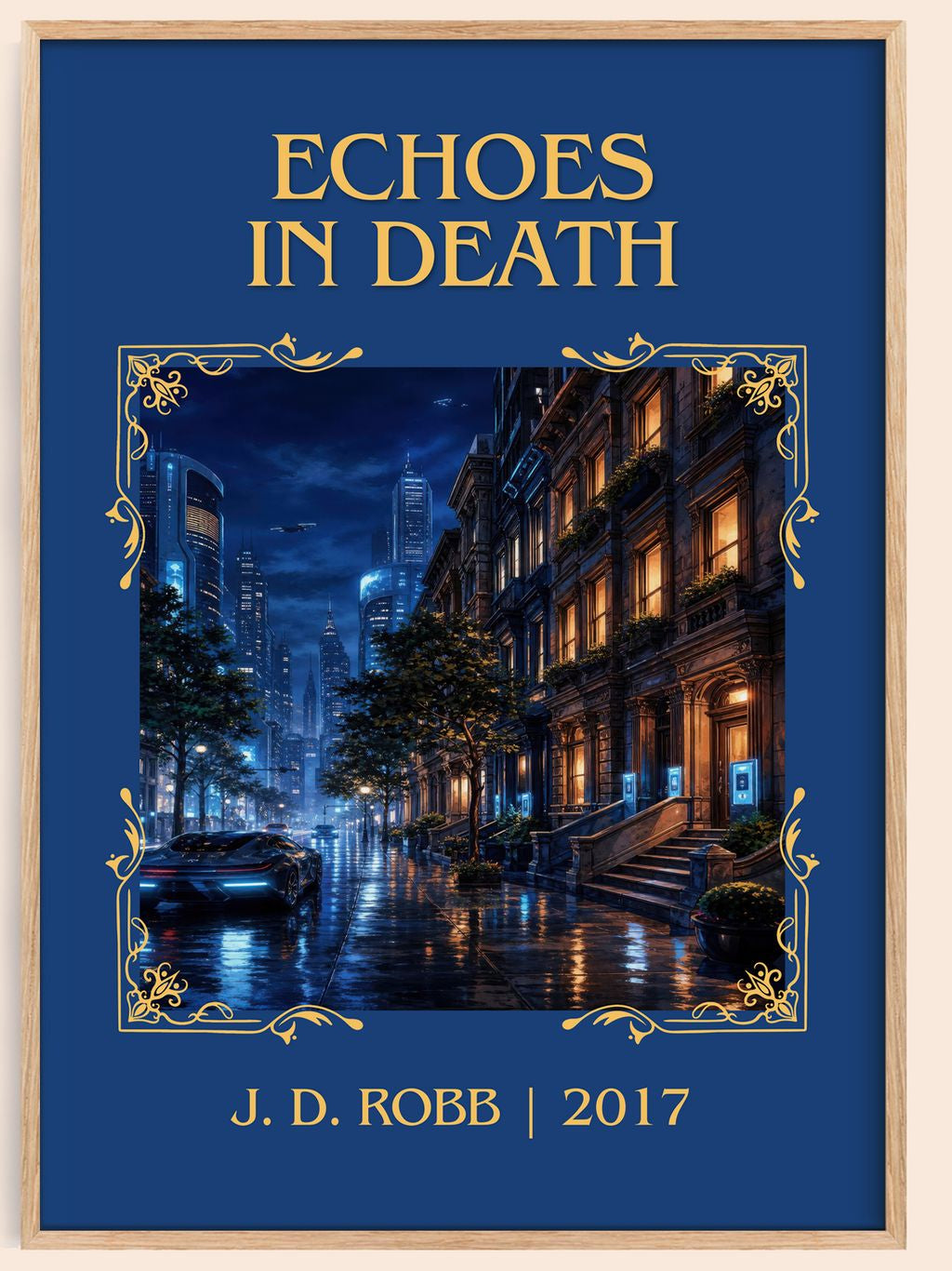 Echoes In Death Classic Book Art Print by J. D. Robb – book poster