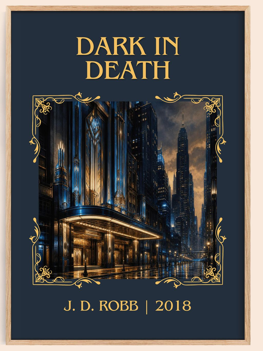 Dark In Death Classic Book Art Print by J. D. Robb – book poster