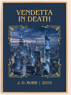 Vendetta In Death Classic Book Art Print by J. D. Robb – book poster