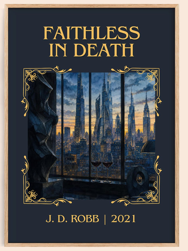 Faithless In Death Classic Book Art Print by J. D. Robb – book poster