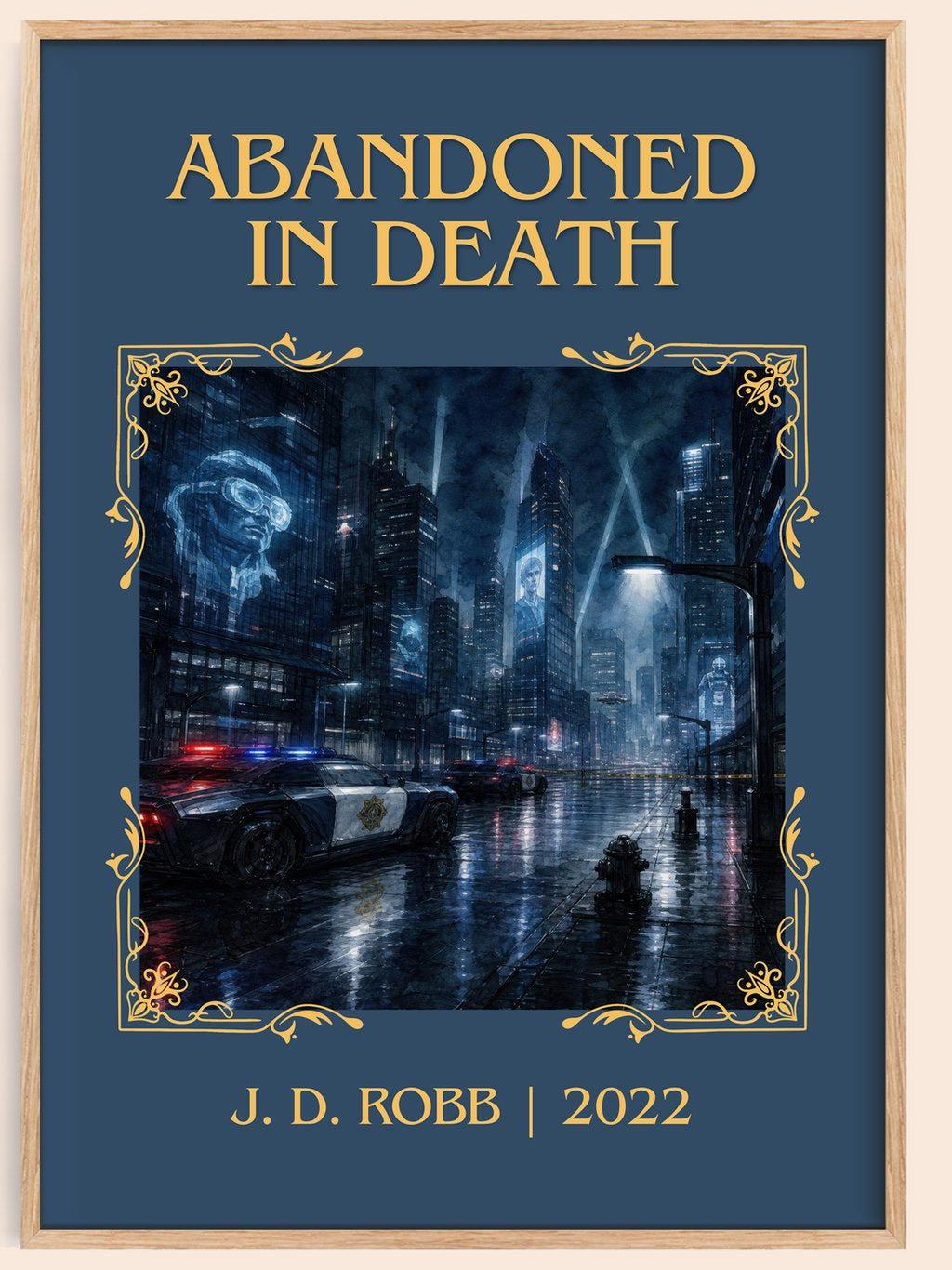 Abandoned In Death Classic Book Art Print by J. D. Robb – book poster