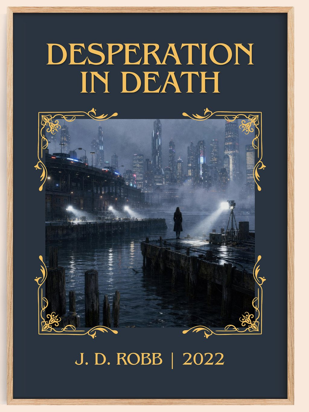Desperation In Death Classic Book Art Print by J. D. Robb – book poster