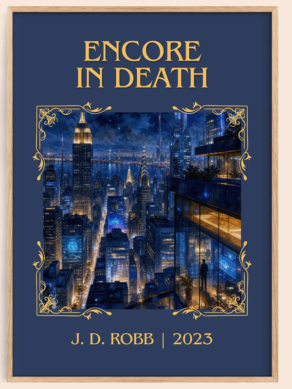 Encore In Death Classic Book Art Print by J. D. Robb – book poster