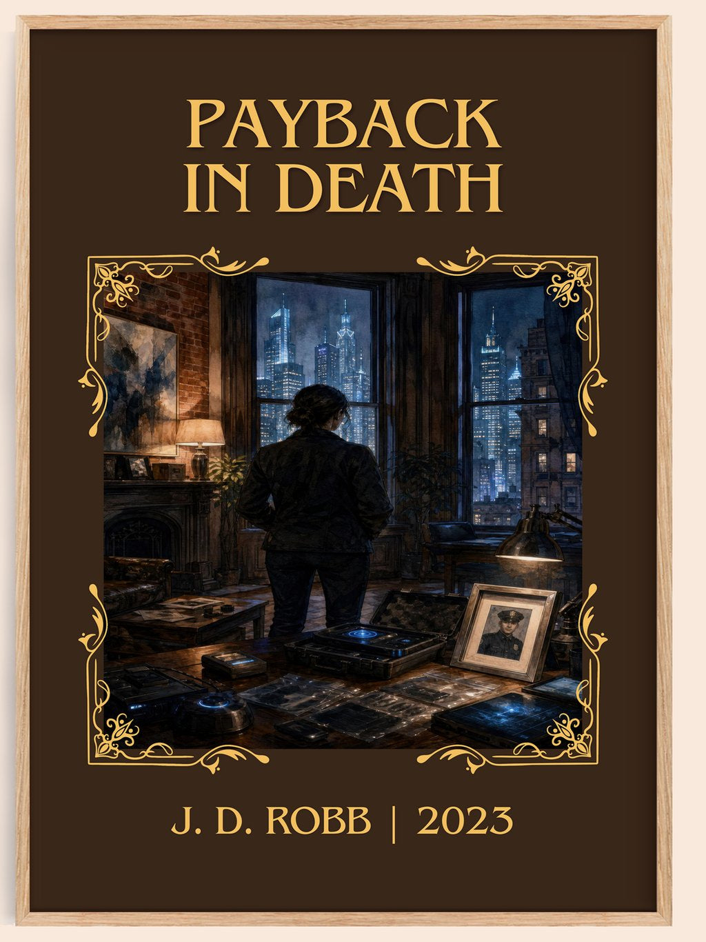 Payback In Death Classic Book Art Print by J. D. Robb – book poster