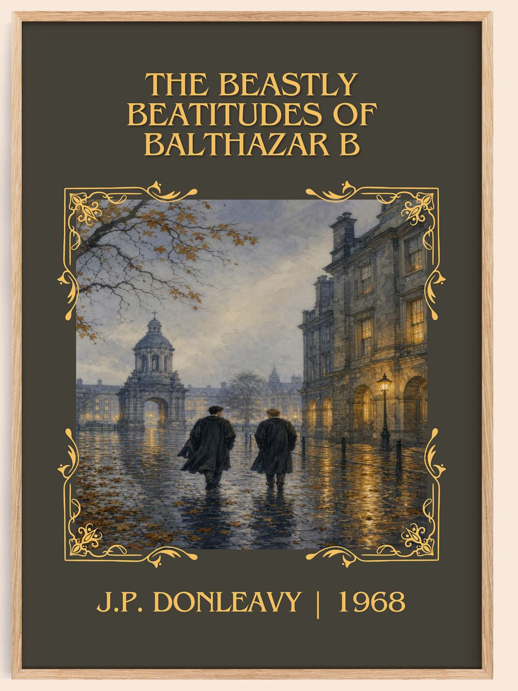 The Beastly Beatitudes Of Balthazar B Classic Book Art Print by J.P. Donleavy – book poster