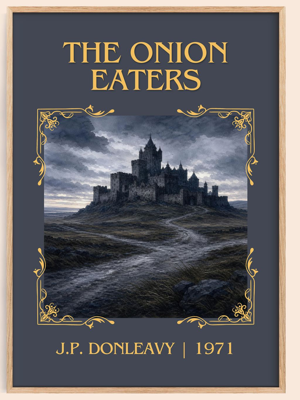 The Onion Eaters Classic Book Art Print by J.P. Donleavy – book poster