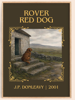 Rover Red Dog Classic Book Art Print by J.P. Donleavy – book poster