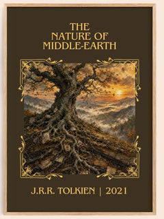 The Nature Of Middle-Earth Classic Book Art Print by J.R.R. Tolkien – book poster