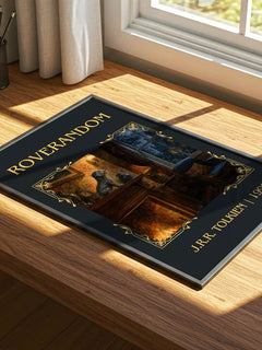 Roverandom Classic Book Art Print by J.R.R. Tolkien – print on a sunlit desk