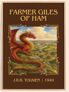 Farmer Giles Of Ham Classic Book Art Print by J.R.R. Tolkien – book poster