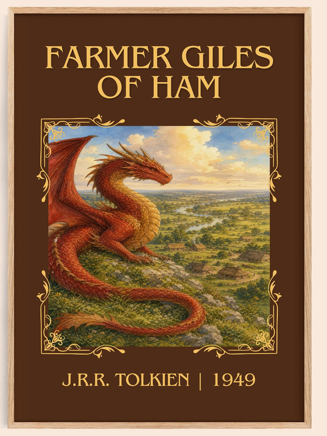 Farmer Giles Of Ham Classic Book Art Print by J.R.R. Tolkien