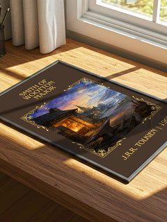 Smith Of Wootton Major Classic Book Art Print by J.R.R. Tolkien – print on a sunlit desk