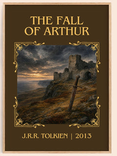 The Fall Of Arthur Classic Book Art Print by J.R.R. Tolkien – book poster