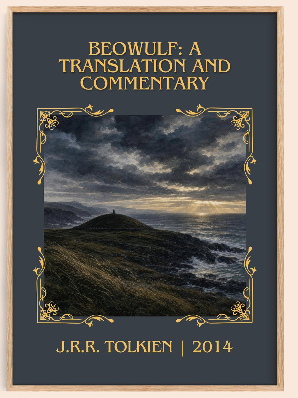 Beowulf: A Translation And Commentary Classic Book Art Print – book poster