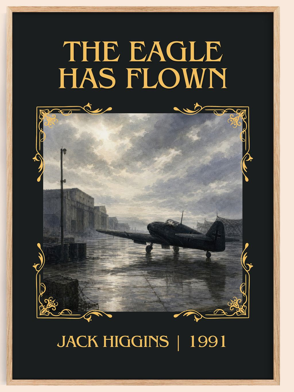 The Eagle Has Flown Classic Book Art Print by Jack Higgins – book poster