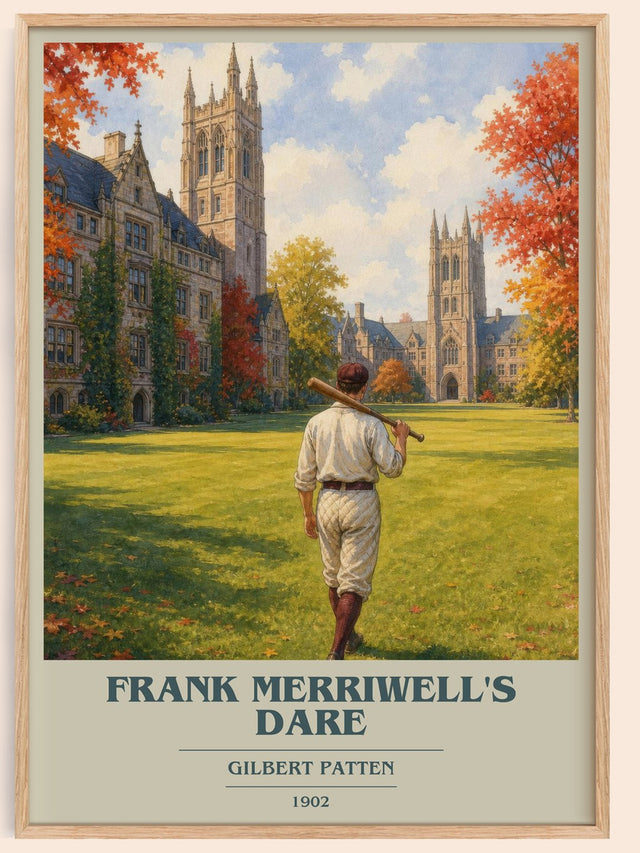 Frank Merriwell'S Dare Book Cover Poster by Gilbert Patten