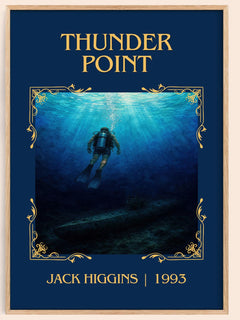 Thunder Point Classic Book Art Print by Jack Higgins – book poster