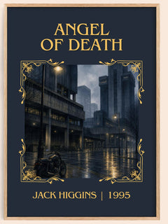 Angel Of Death Classic Book Art Print by Jack Higgins – book poster