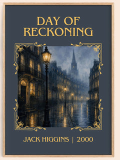 Day Of Reckoning Classic Book Art Print by Jack Higgins – book poster