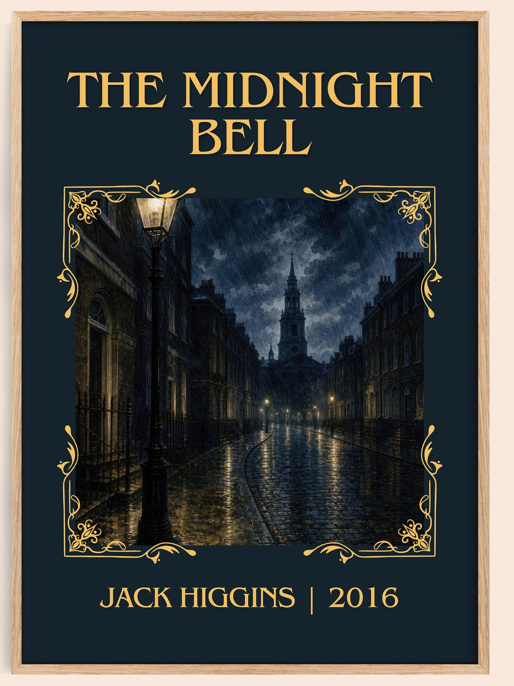 The Midnight Bell Classic Book Art Print by Jack Higgins – book poster