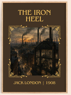The Iron Heel Classic Book Art Print by Jack London – book poster