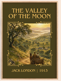 The Valley Of The Moon Classic Book Art Print by Jack London – book poster