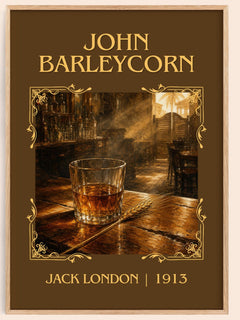 John Barleycorn Classic Book Art Print by Jack London – book poster