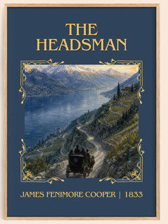 The Headsman Classic Book Art Print by James Fenimore Cooper – book poster