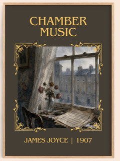 Chamber Music Classic Book Art Print by James Joyce – book poster