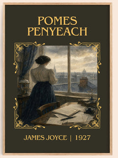 Pomes Penyeach Classic Book Art Print by James Joyce – book poster