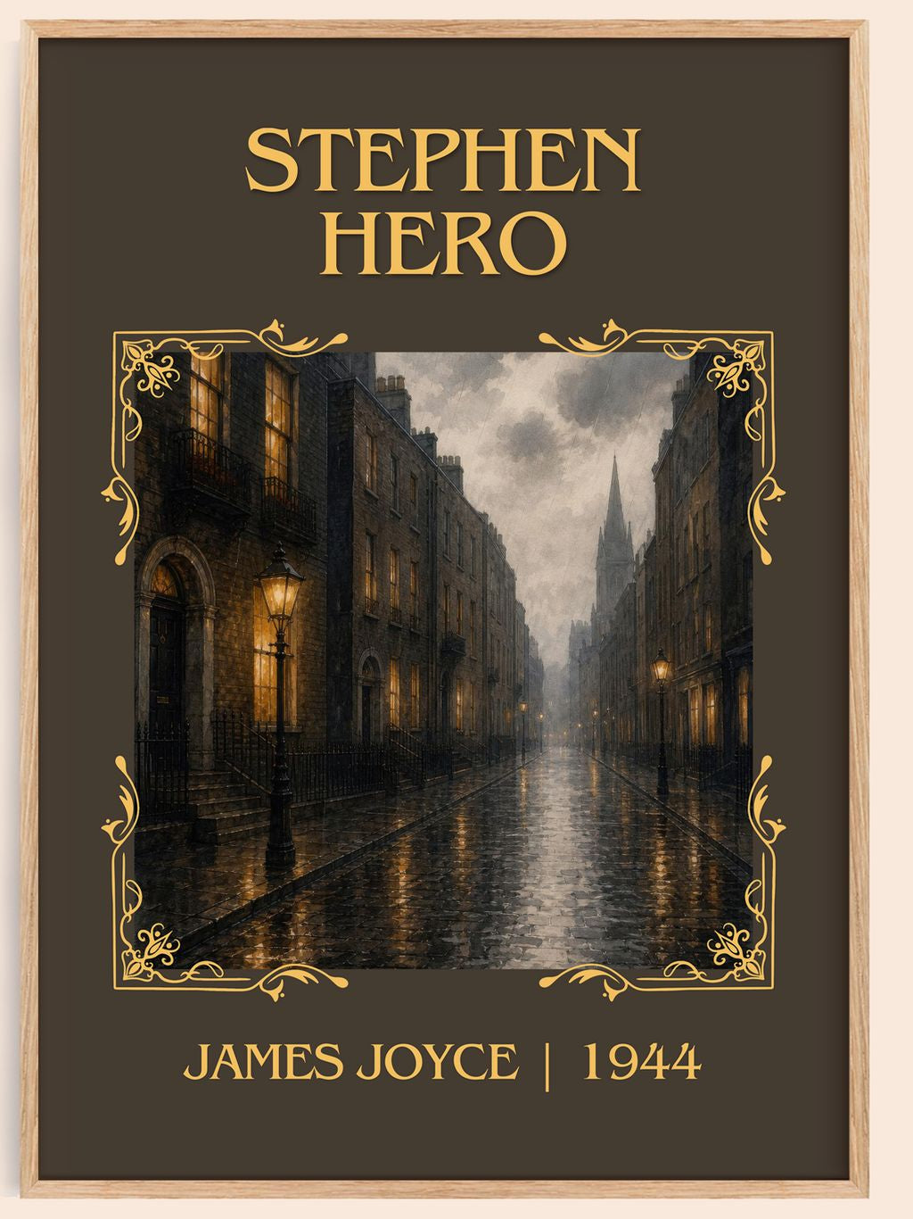 Stephen Hero Classic Book Art Print by James Joyce – book poster