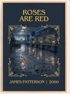 Roses Are Red Classic Book Art Print by James Patterson – book poster