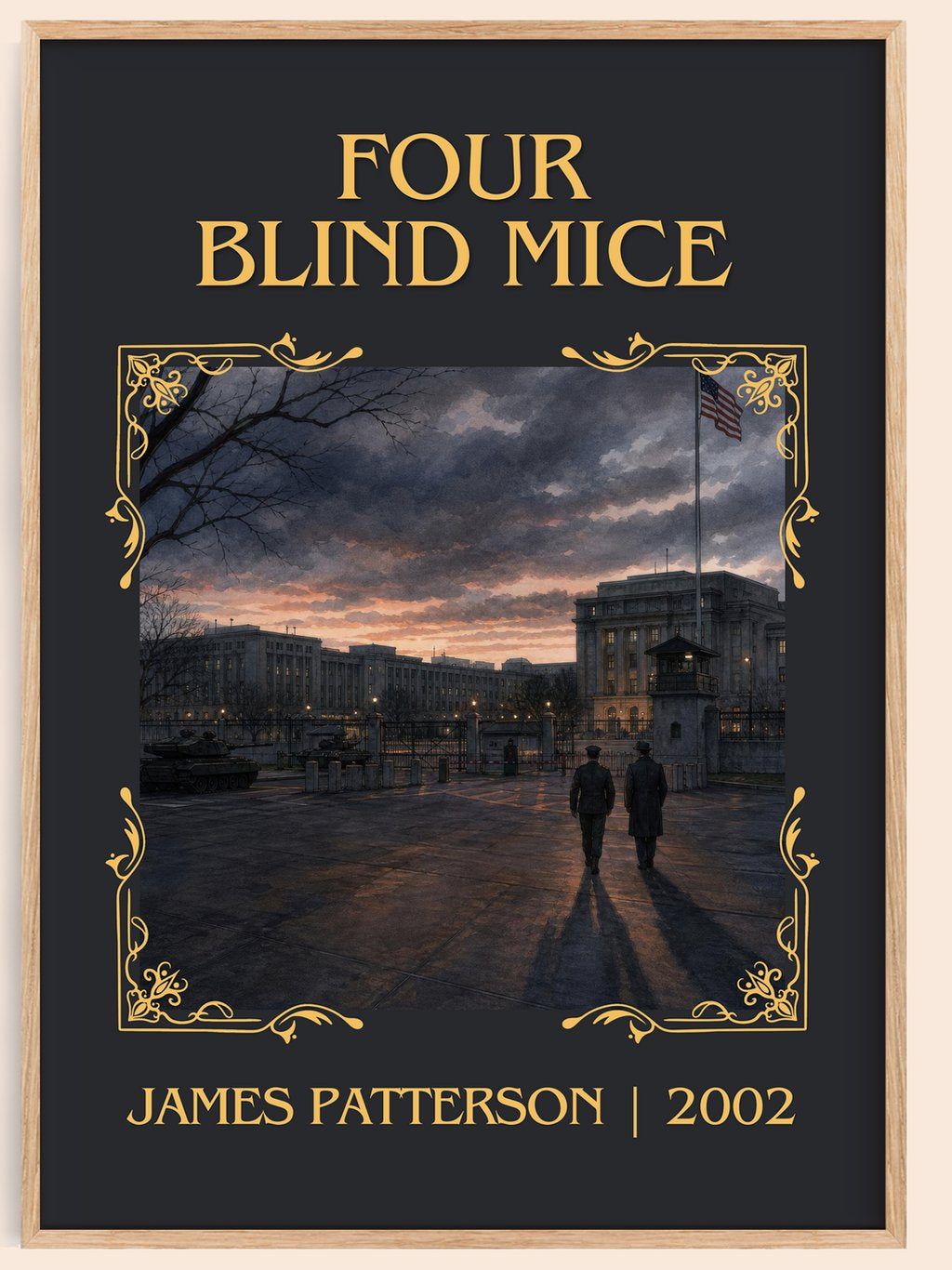 Four Blind Mice Classic Book Art Print by James Patterson – book poster