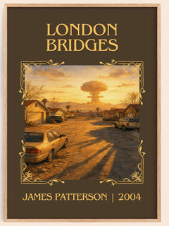 London Bridges Classic Book Art Print by James Patterson – book poster