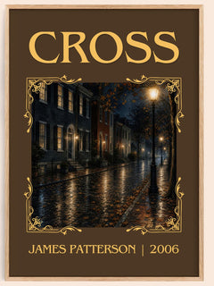 Cross Classic Book Art Print by James Patterson – book poster
