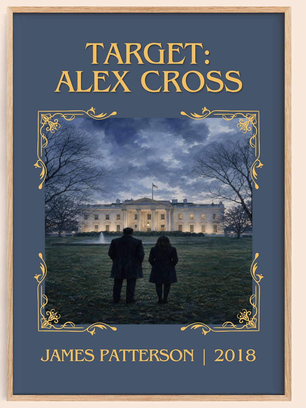Target: Alex Cross Classic Book Art Print by James Patterson – book poster