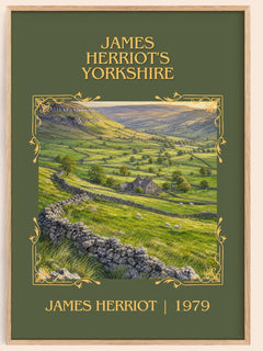 James Herriot's Yorkshire Classic Book Art Print by James Herriot – book poster