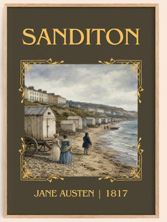 Sanditon Classic Book Art Print by Jane Austen – book poster