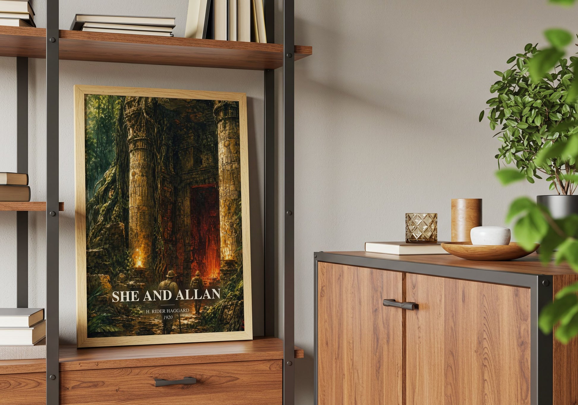 She And Allan book watercolour illustration paper finish options – matte satin gloss