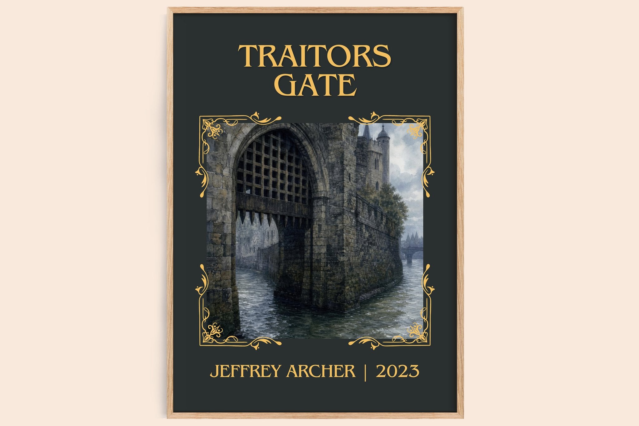 Traitors Gate Classic Book Art Print by Jeffrey Archer