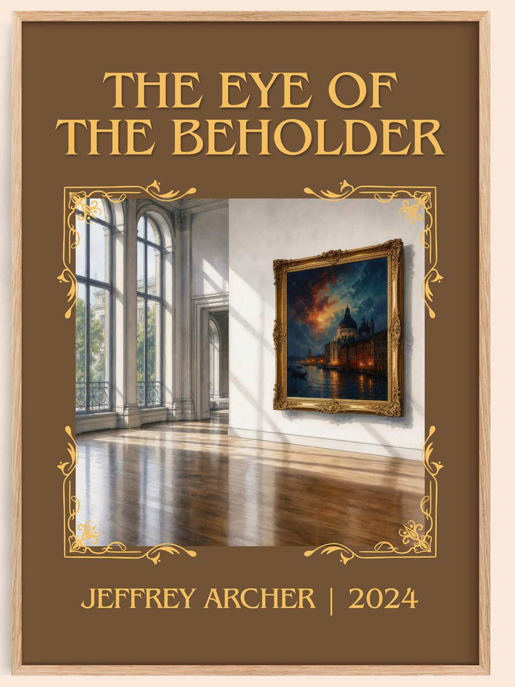 The Eye Of The Beholder Classic Book Art Print by Jeffrey Archer – book poster
