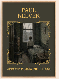 Paul Kelver Classic Book Art Print by Jerome K. Jerome – book poster