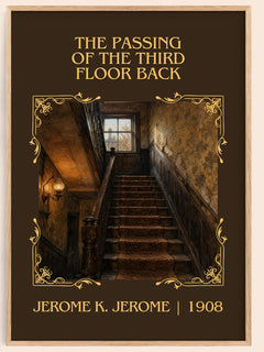 Passing Of The Third Floor Back Classic Book Art Print by J. Jerome – book poster
