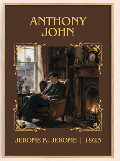 Anthony John Classic Book Art Print by Jerome K. Jerome – book poster