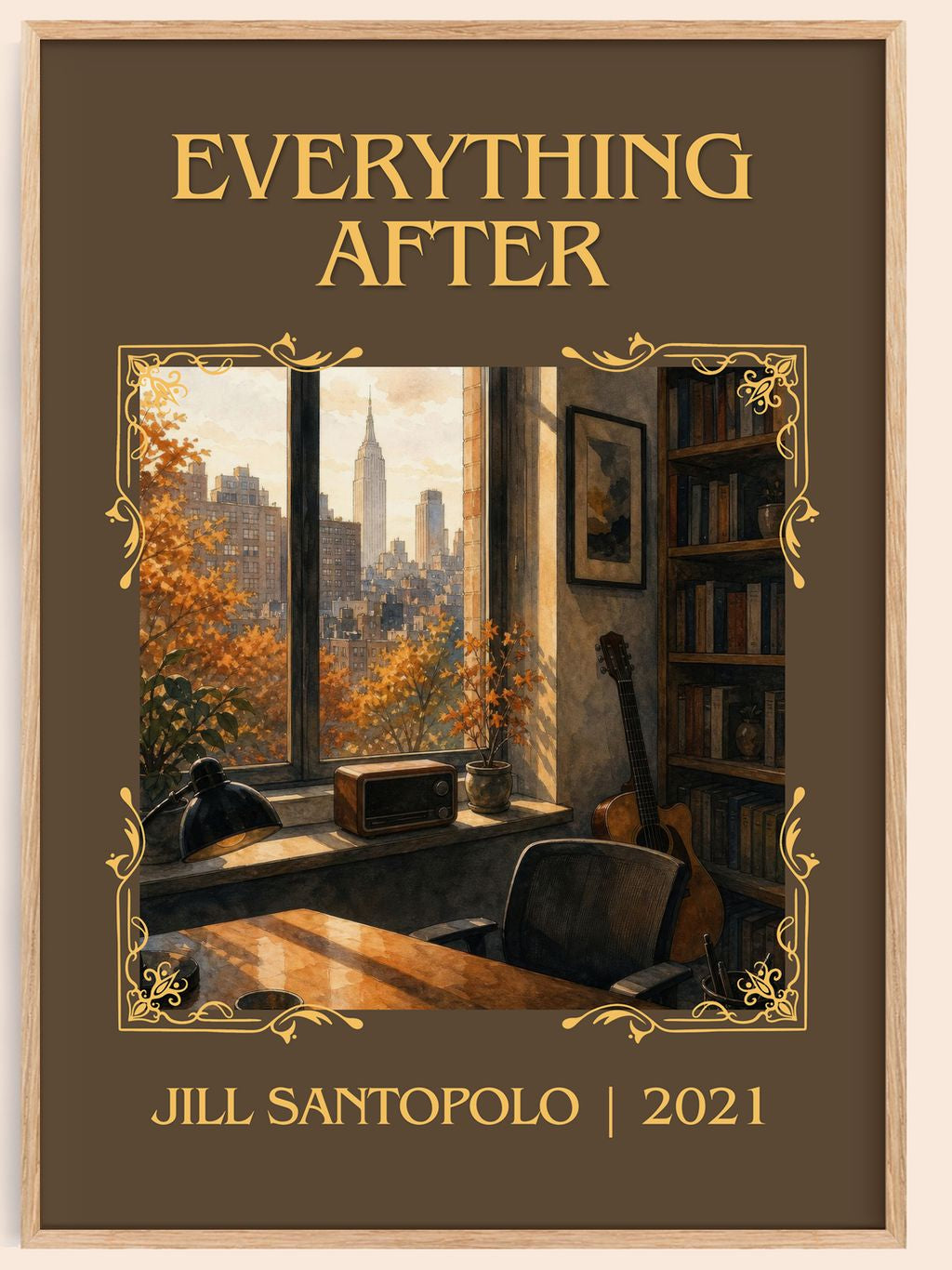 Everything After Classic Book Art Print by Jill Santopolo – book poster